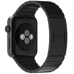 Bracciale a maglie nero siderale per Apple Watch disponibile su Apple Store  : SPIDER-MAC