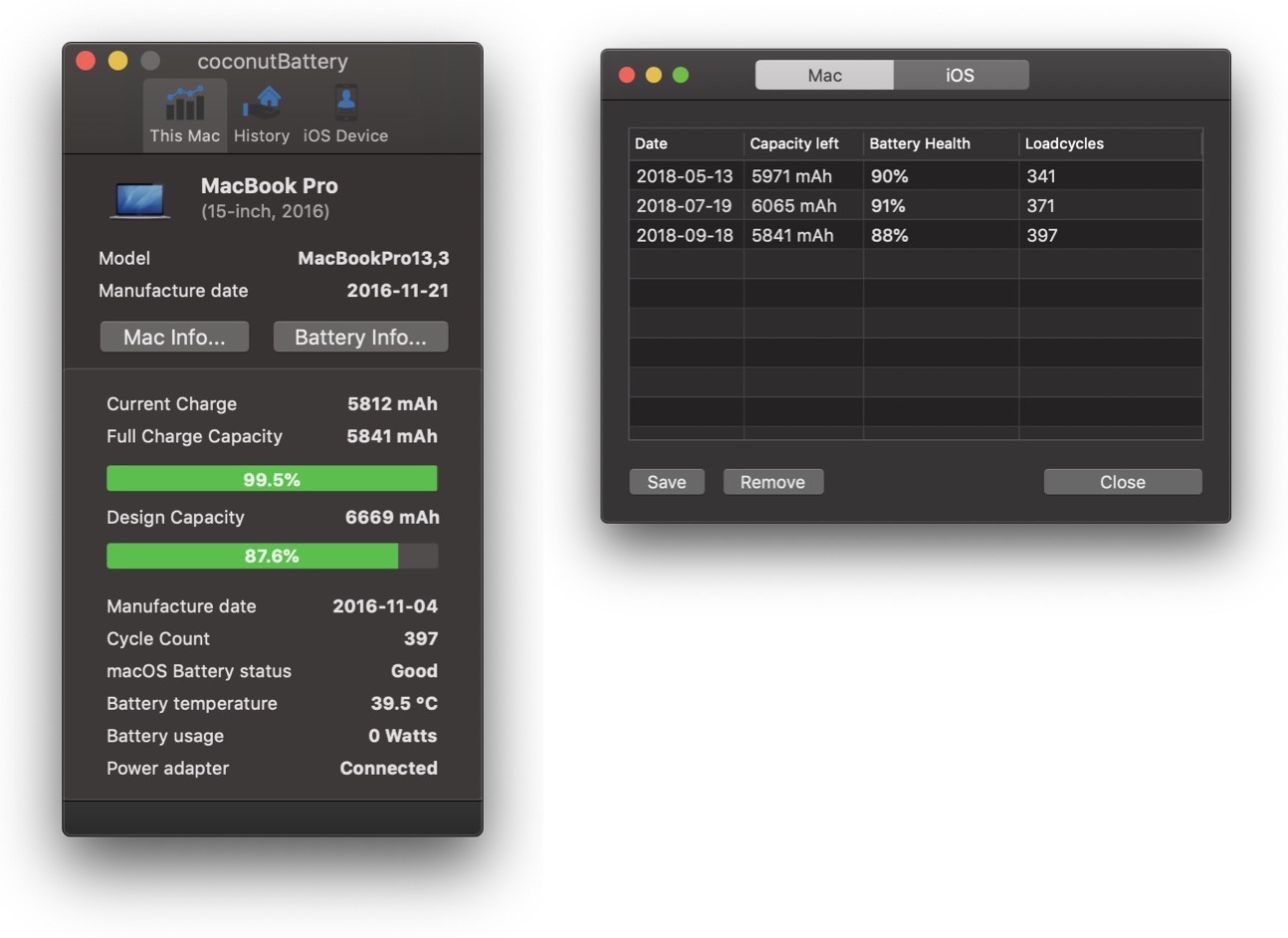 coconutbattery for mac