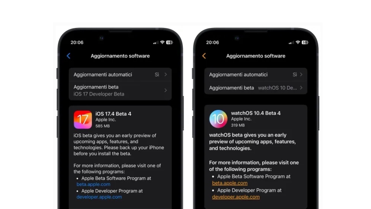 Apple rilascia la Beta 4 di iOS 17.4, iPadOS 17.4, tvOS 17.4, watcOS 10 ...
